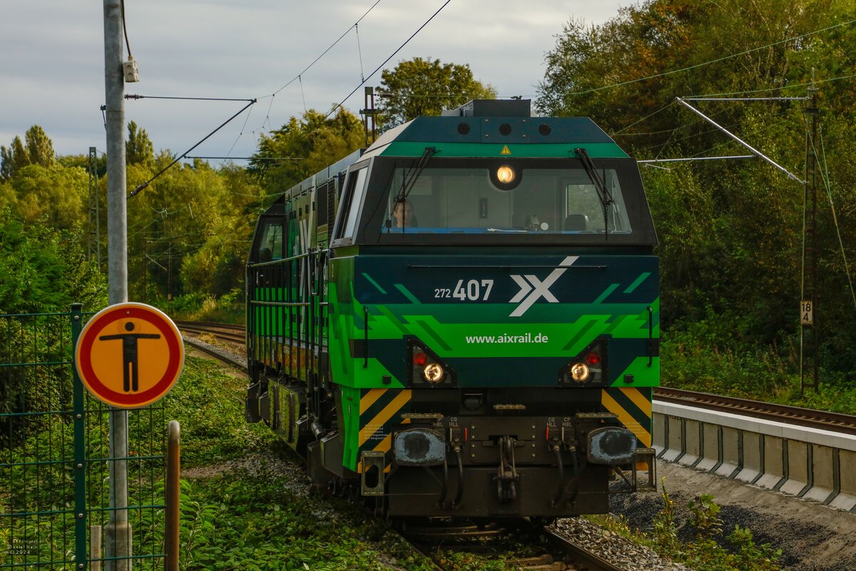 AIXrail 272 407 in Gelsenkirchen Buer Nord, September 2024.