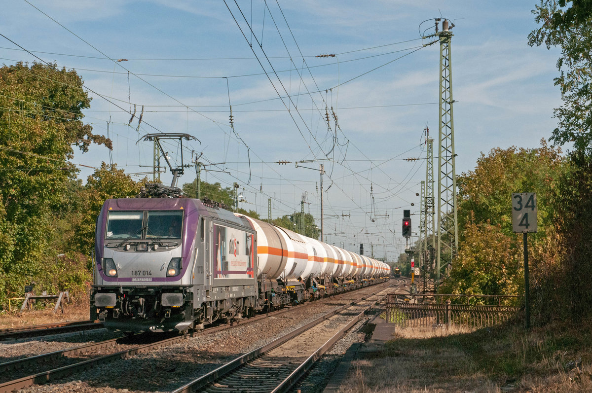 Akiem 187 014.  Eberstadt 11.09.2018