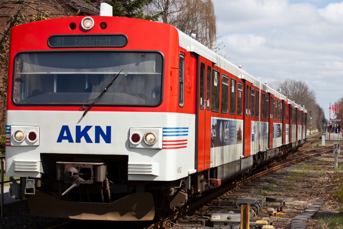 AKN-VT-Dieseltriebwagen am 28.04.2013...