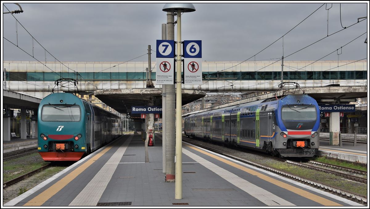 ALe 426/506 25 und 29 in Roma Ostiense. (24.02.2020)