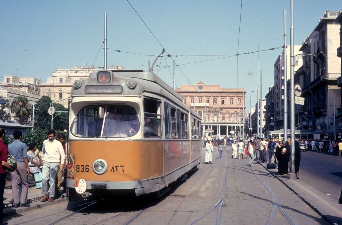 Alexandria SL 4 (DWAG-GT6 836, ex-Kopenhagen KS 836) am 13. Juni 1974.