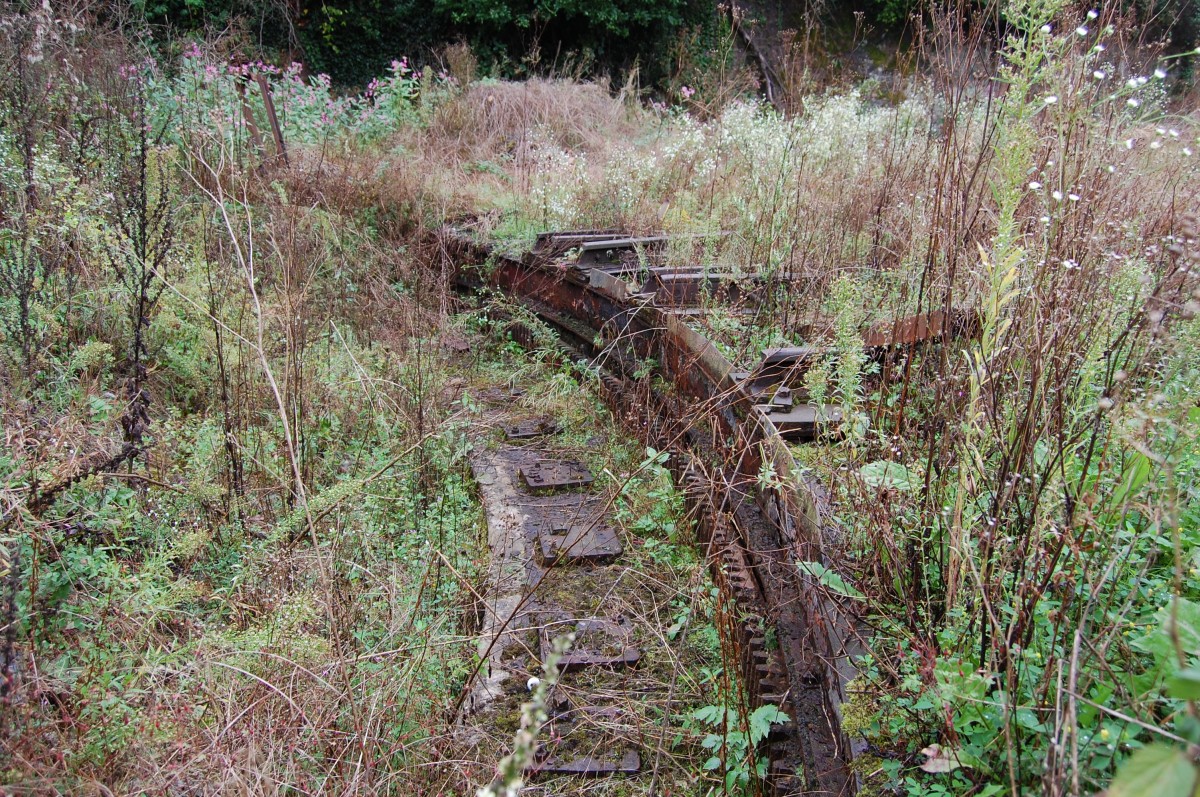Alte Drehscheibe auf dem ehemaligen BW-Gelnde in Calw am 7. September 2013.


