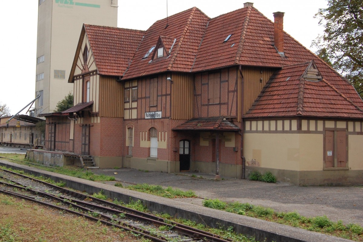 Alter Bahnhof Vaihingen (Enz) am 18. August 2015