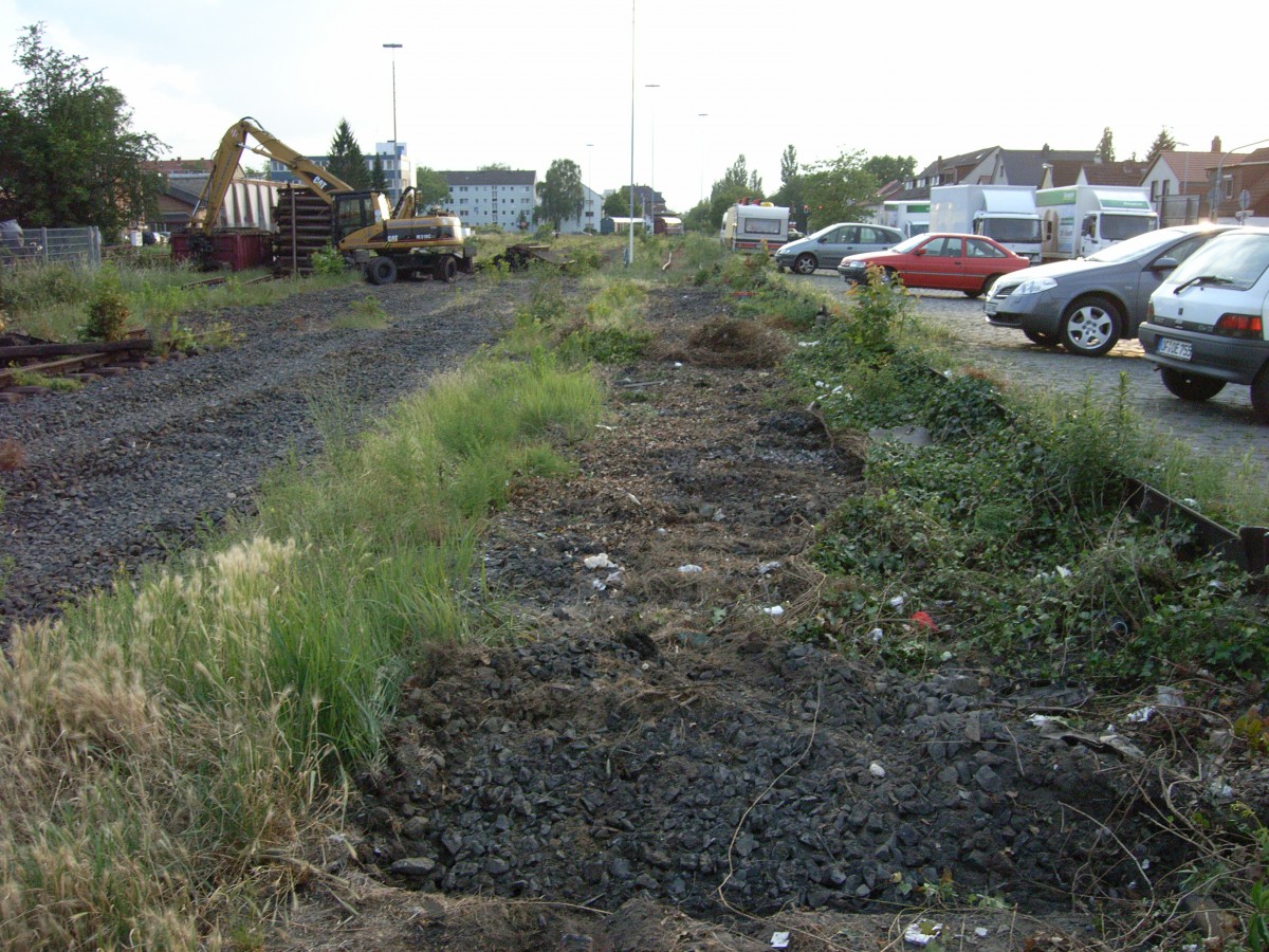 Altes Schotterbett am 04.06.07 in Neu-Isenburg 