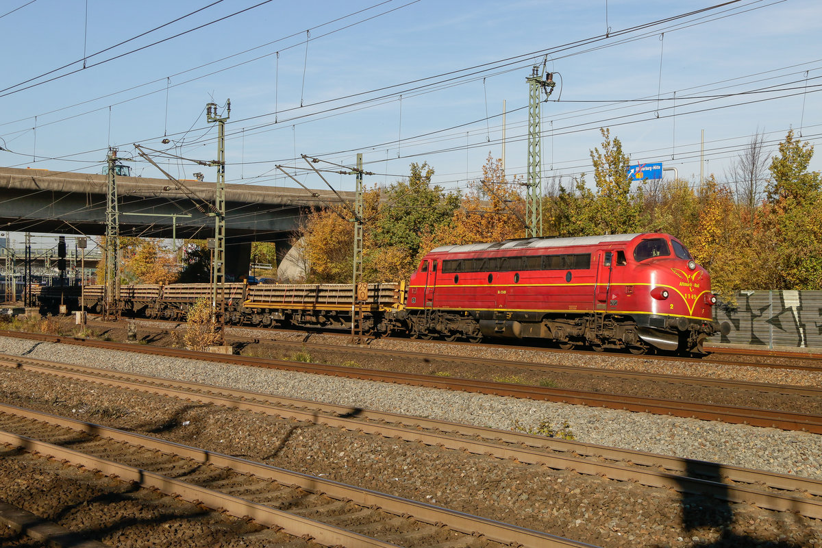 Altmark-Rail 1149 NoHAB in Hamburg Harburg, am 07.11.2018.