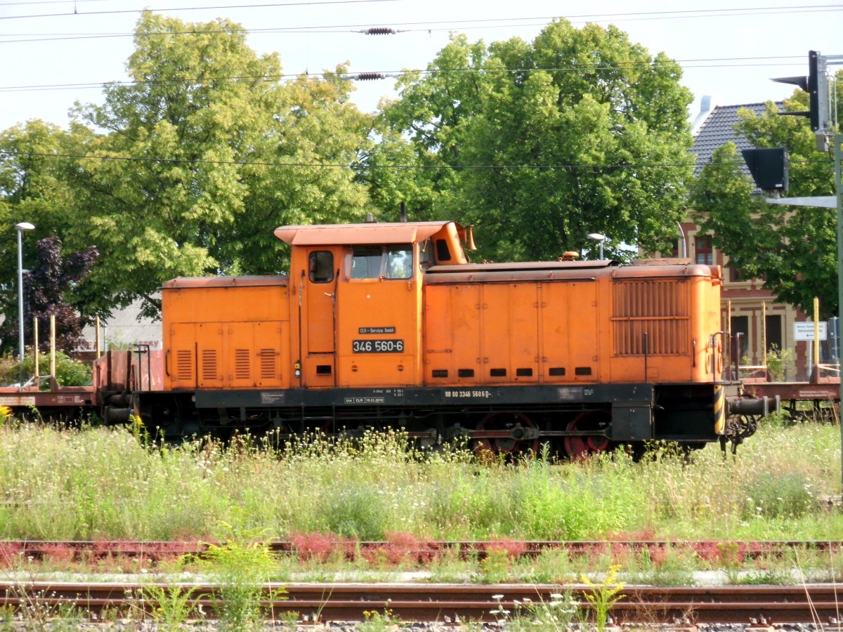 Am 03.08.2014 stand 346 560 von der CLR in Stendal abgestellt.
