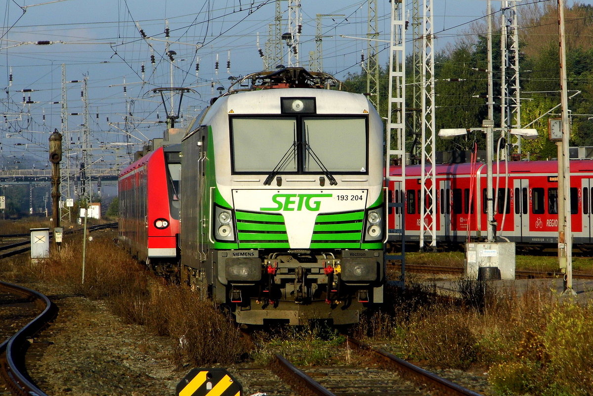 Am 03.09.2017 war die 193 204-5 von der SETG (ELL) in Stendal abgestellt.