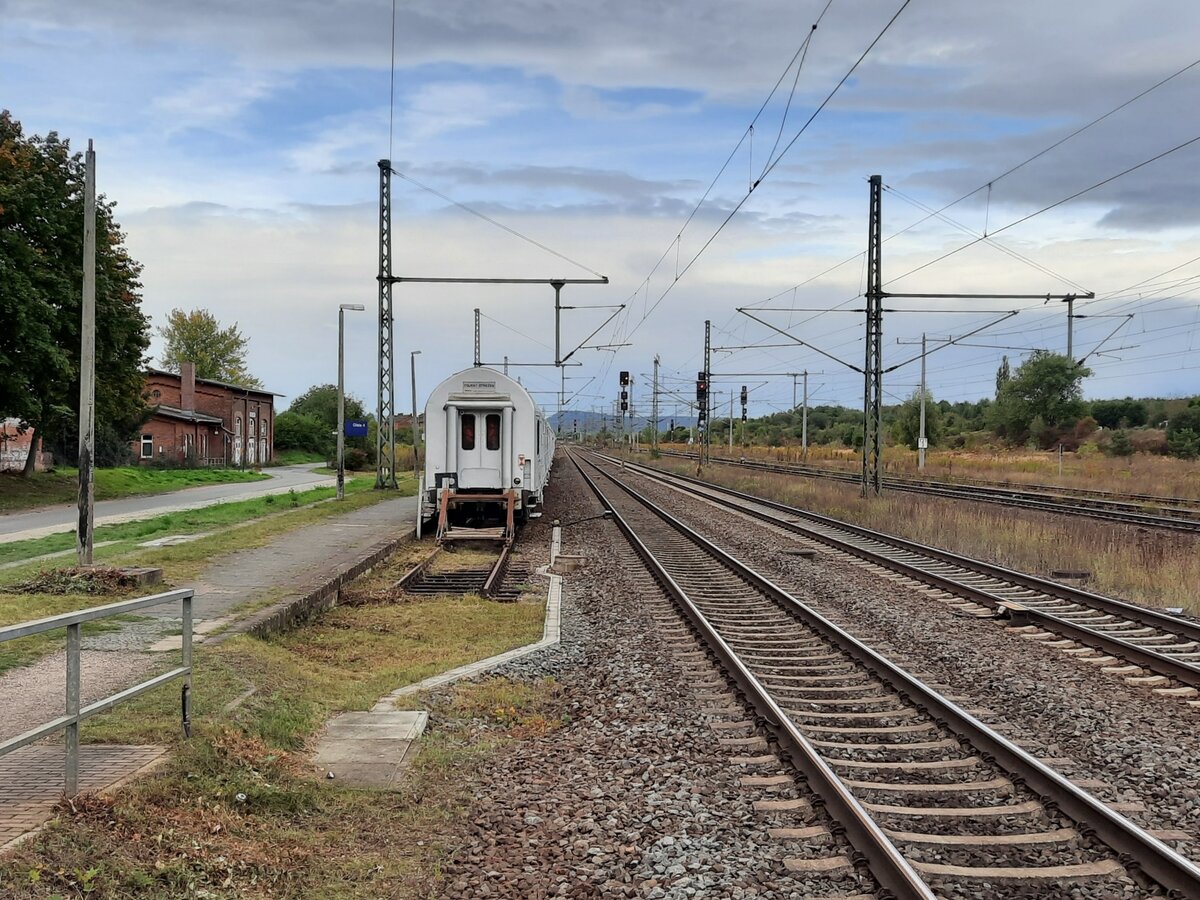 Am 03.10.2021 machte der Revolution Train Halt am ehemaligen Bahnsteig 4 in Neudietendorf.