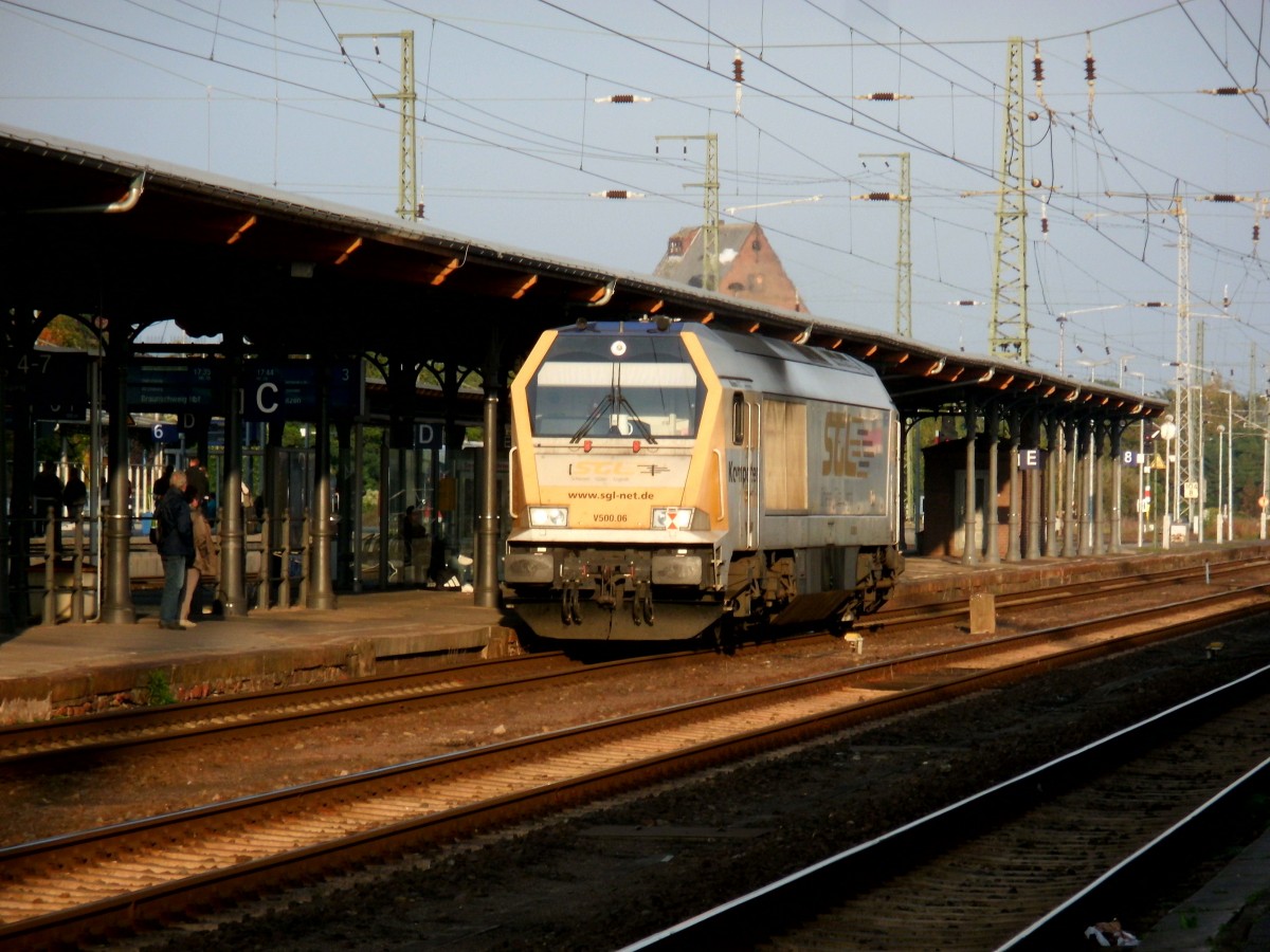 Am 04.10.2015 fuhr 264 006 in Stendal in die Abstellung.