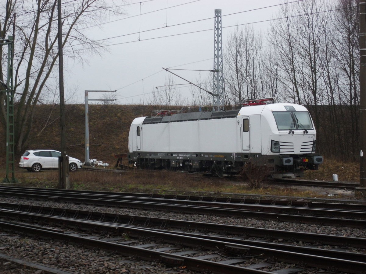 Am 06.03.2016 stand 193 247 in Borstel abgestellt. 