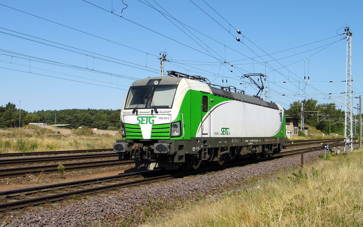 
Am 07.08 .2018 stand die 193 812-5 von der SETG (Railpool) in Borstel .
