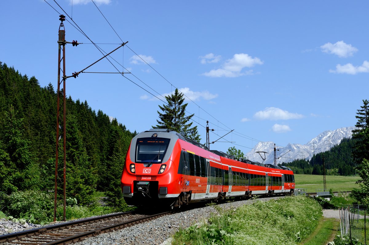 Am 08. Juni 2014 konnte ich diese  Tal-Ente  auf der Außerfernbahn bei Wengle erlegen.