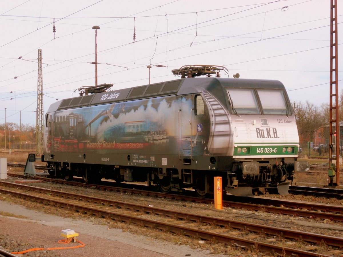 Am 08.03.2015 stand 145 023 in Stendal abgestellt.