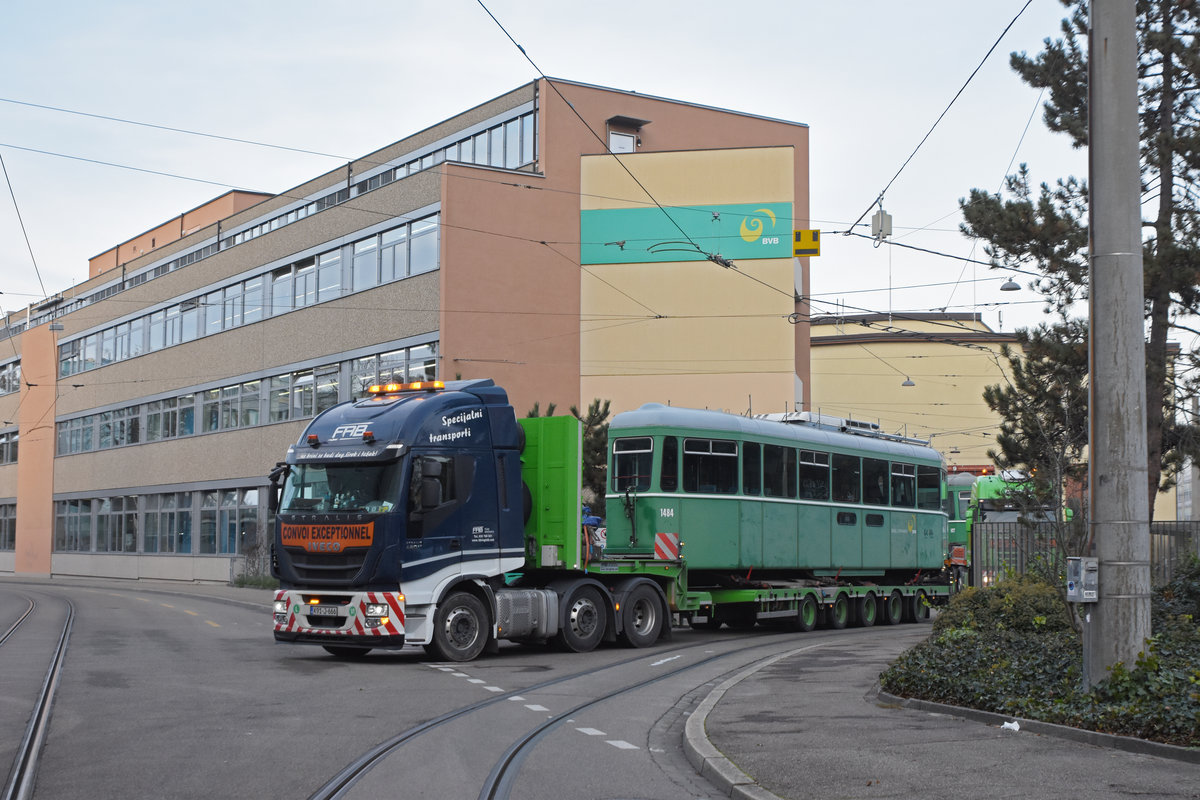 Am 08.12.2020 ist der B4S 1484 verladen und verlässt die Hautwerkstatt Richtung Belgrad.