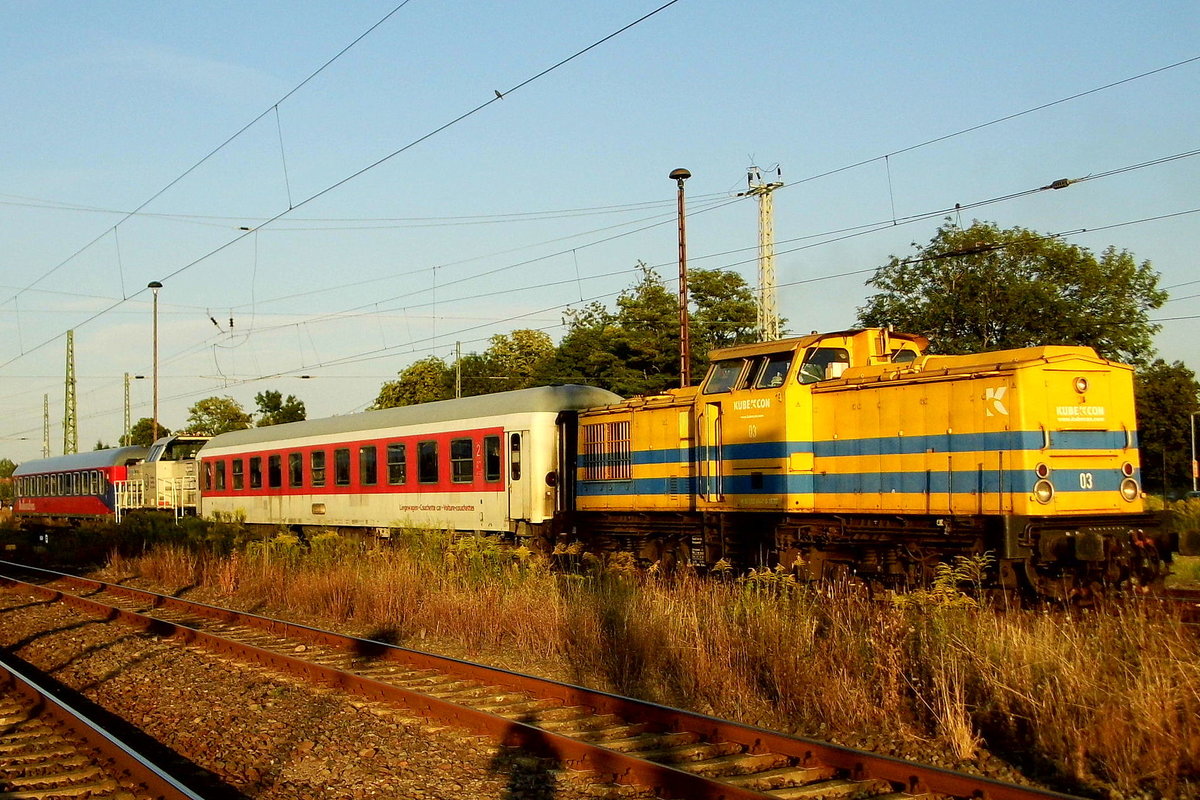 Am 09.08.2017 Rangierfahrt von der 1002 003-4 von VW (ALS) und die 202 494-1 von der SETG in Stendal .