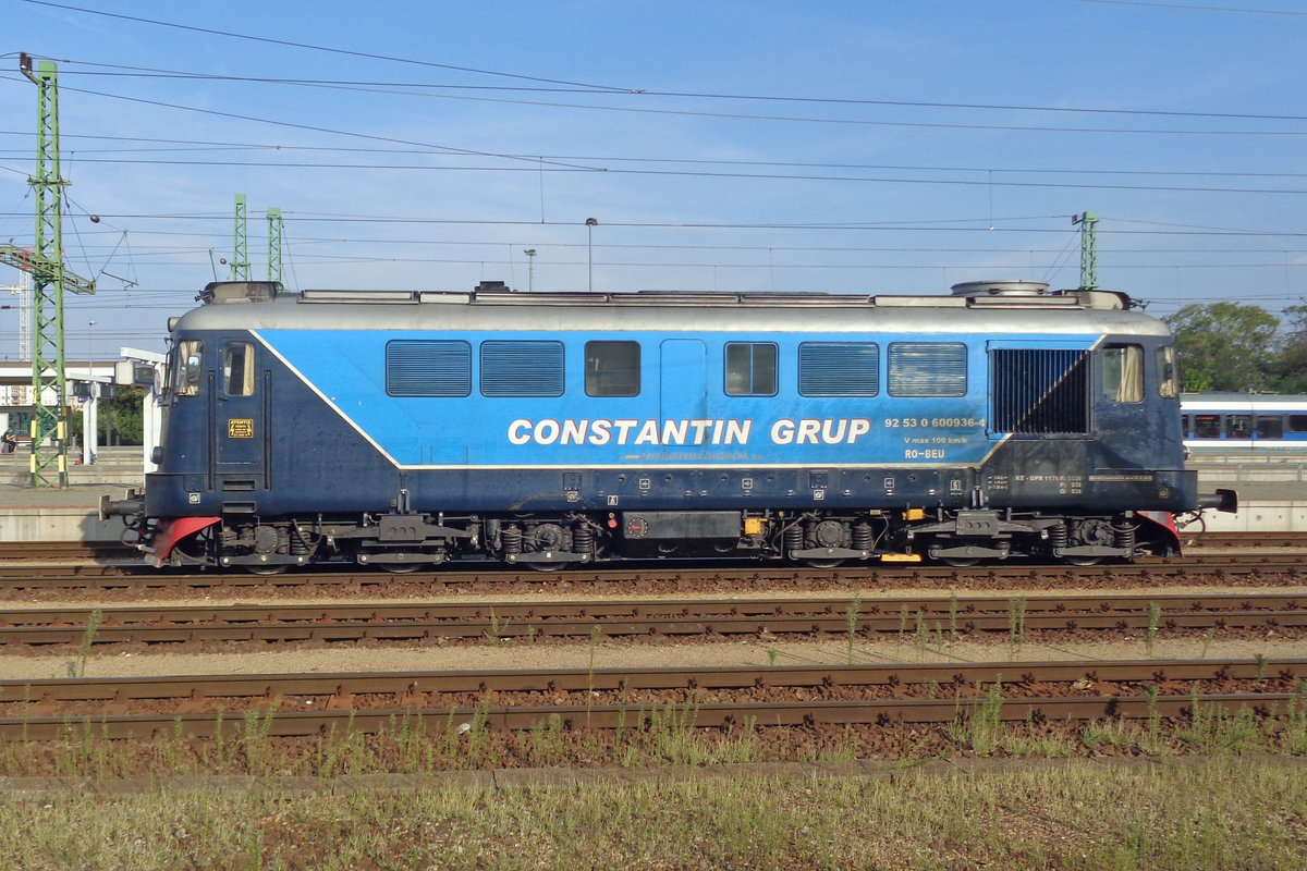 Am 11 September 2018 steht Constantin Grup 60 0936 solo in Kelenföld.