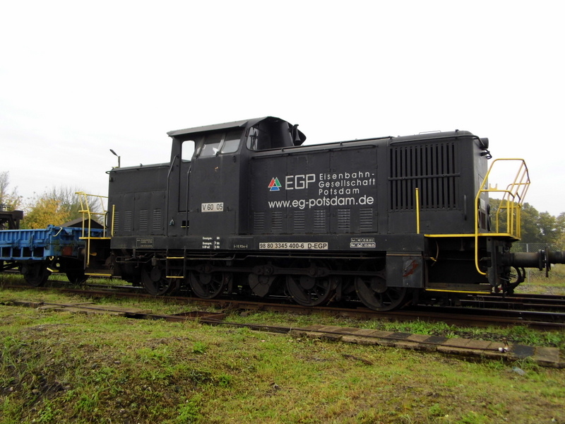 Am 11.10.2014 Bw Feste in Wittenberge stand die 345 400-6 von der EGP . 