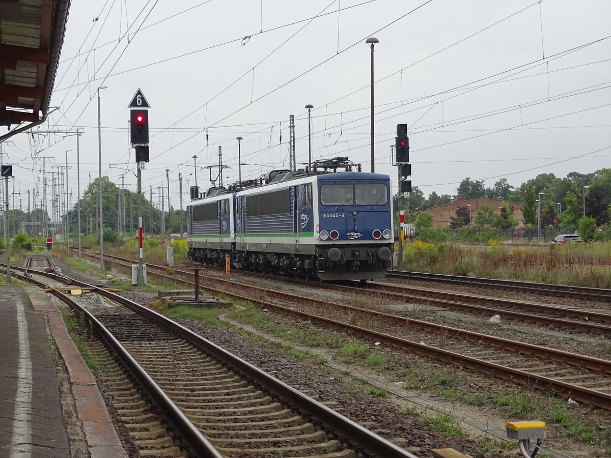 Am 12.08.2017 standen 155 048(155 213)&155 045(155 238)in das PRESS Abstellgleis.