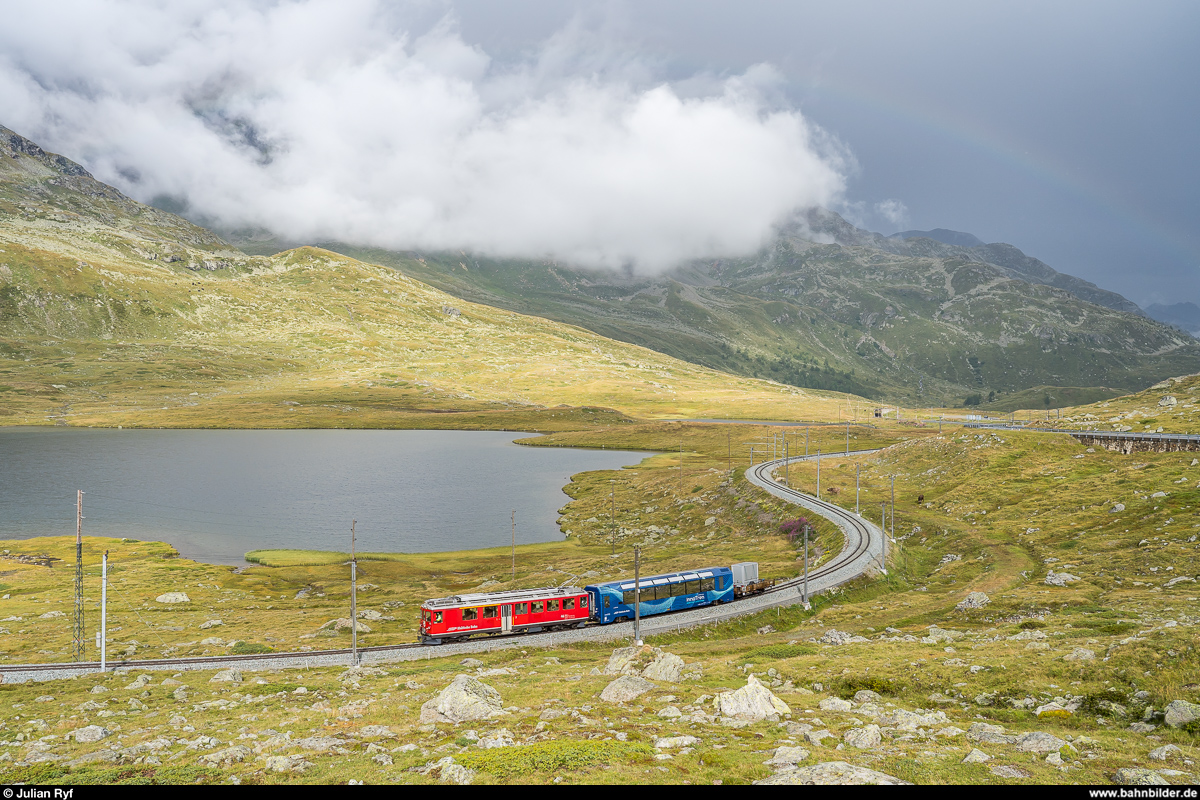 Am 14. August 2020 wurde der Innotren-Wagen von ABe 4/4 II 46 von Pontresina auf den Berninapass gebracht. Dies dürfte eine der ersten Fahrten eines Wagens dieses Typs auf der Berninalinie gewesen sein. Am Lej Nair.