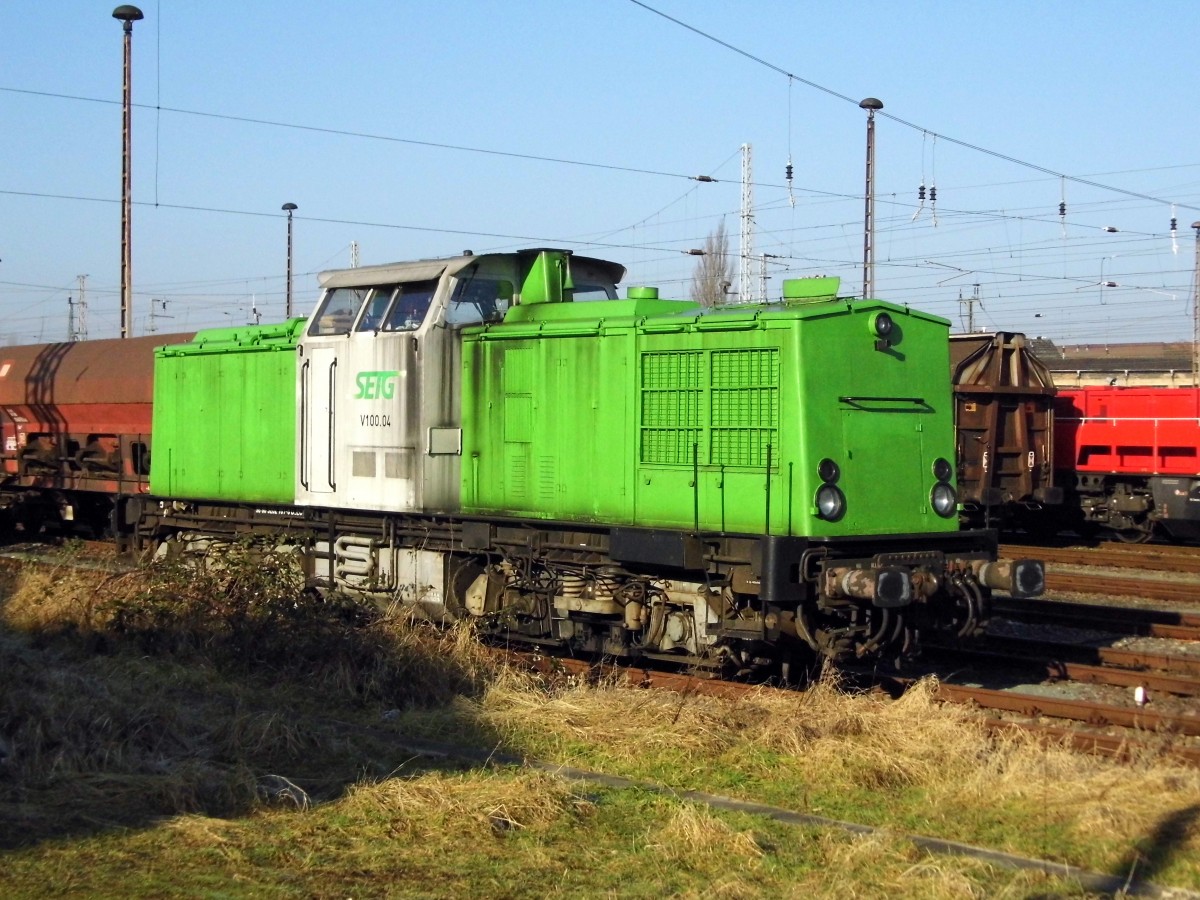 Am 14.02.2015 war die   202 787-8 von der SETG  in Stendal abgestellt .