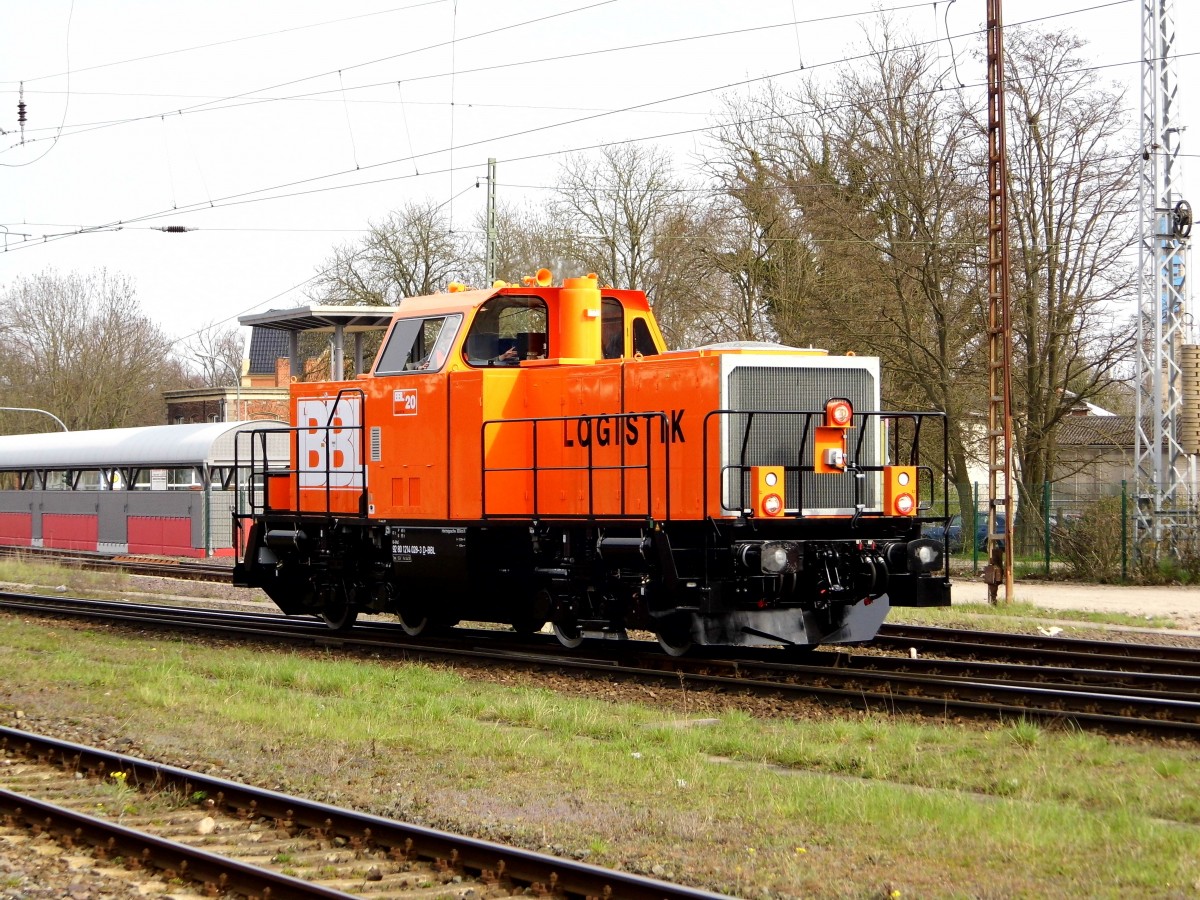 Am 14.04.2015 kam die  214 028-3 Lok 20 von der BBL Logistik aus dem RAW    Stendal    .
