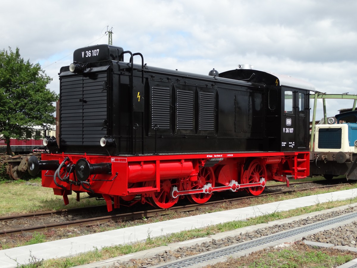 Am 14.06.14 stand V36 107 im DB Museum Koblenz Lützel 