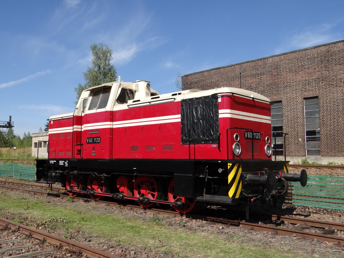 Am 14.09.13 gab es in Chemnitz-Hilbersdorf wieder ein Heizhausfest. Es war das 22. Hier zusehen die V60 1120.