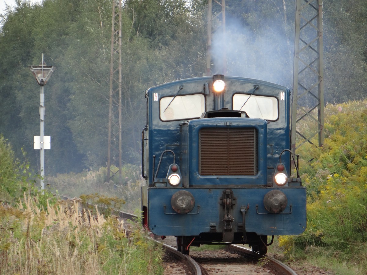Am 14.09.13 gab es in Chemnitz-Hilbersdorf wieder ein Heizhausfest. Es war das 22. Hier zusehen die V15 2065 bei der Lokparade.