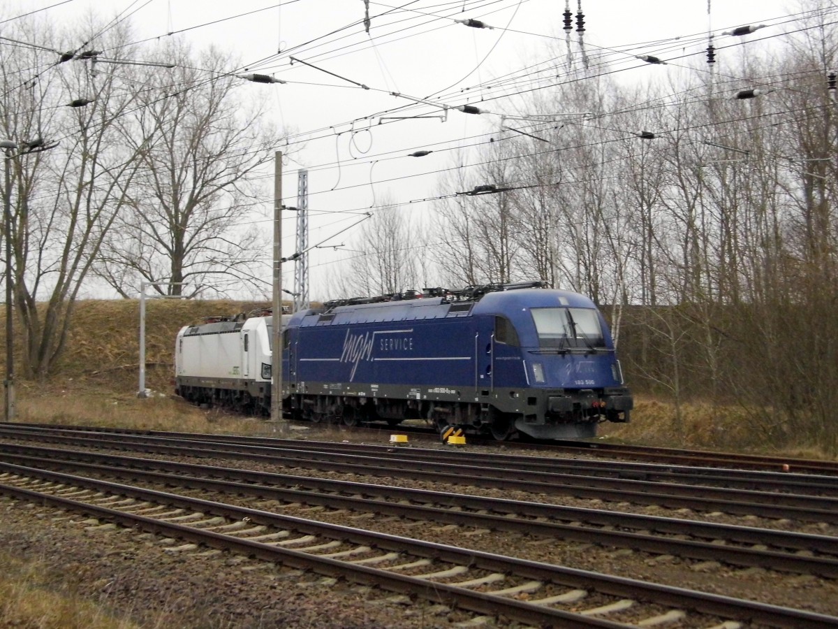 Am 15.03.2015 waren die 193 831 von der SETG (ELL) die 183 500 von der SETG ( MGW Service )bei Borstel bei Stendal abgestellt .