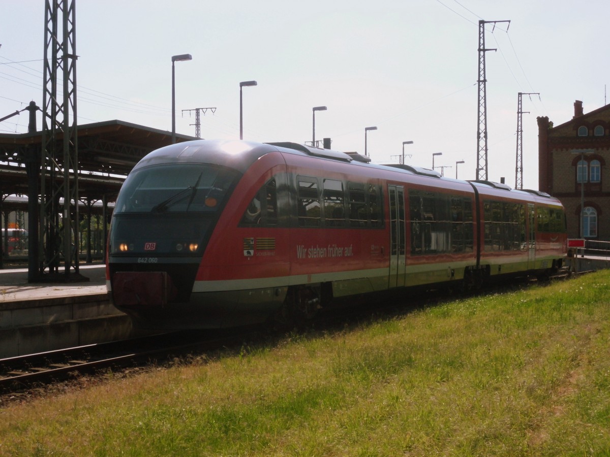 Am 15.05.2015 stand 642 060/560 als RB 35 von Stendal nach Rathenow.