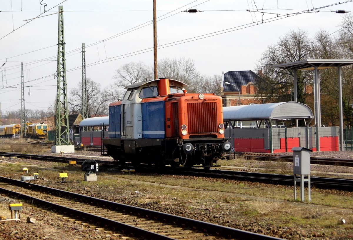 Am 17.03.2015 kam die 212 058-2 von ALS aus dem RAW Stendal und fuhren weiter in Richtung Salzwedel .