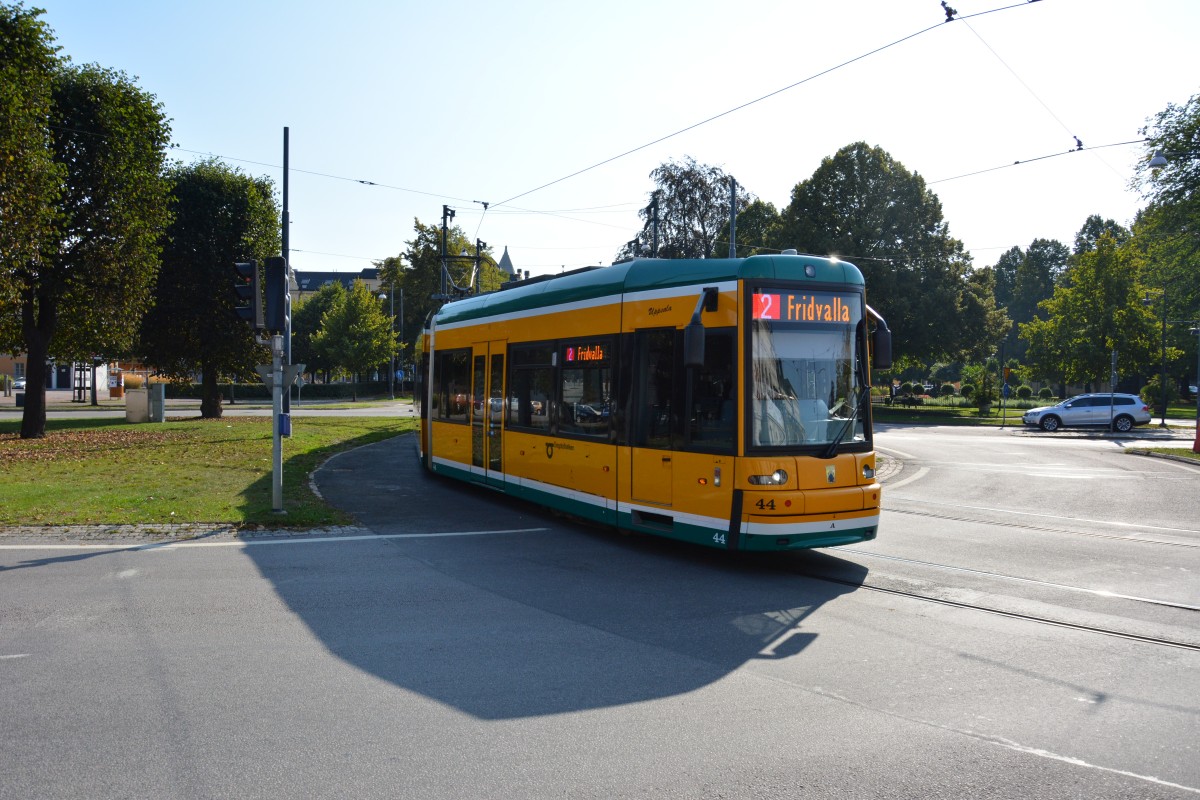 Am 19.09.2014 wurde diese Straßenbahn in Norrköping aufgenommen. Hauptbahnhof Norrköping.