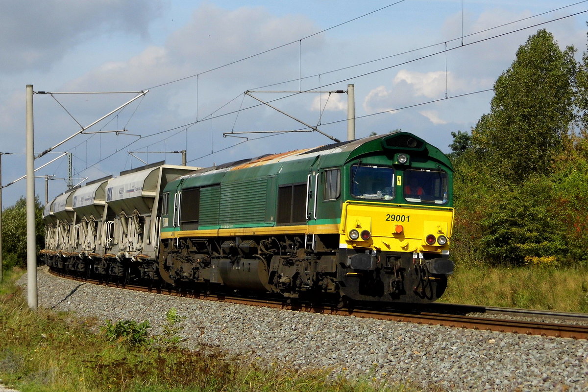 Am 19.09.2017 kam die 266 005-8 von der HHPI aus Richtung Wittenberge und fuhr weiter in Richtung Stendal.