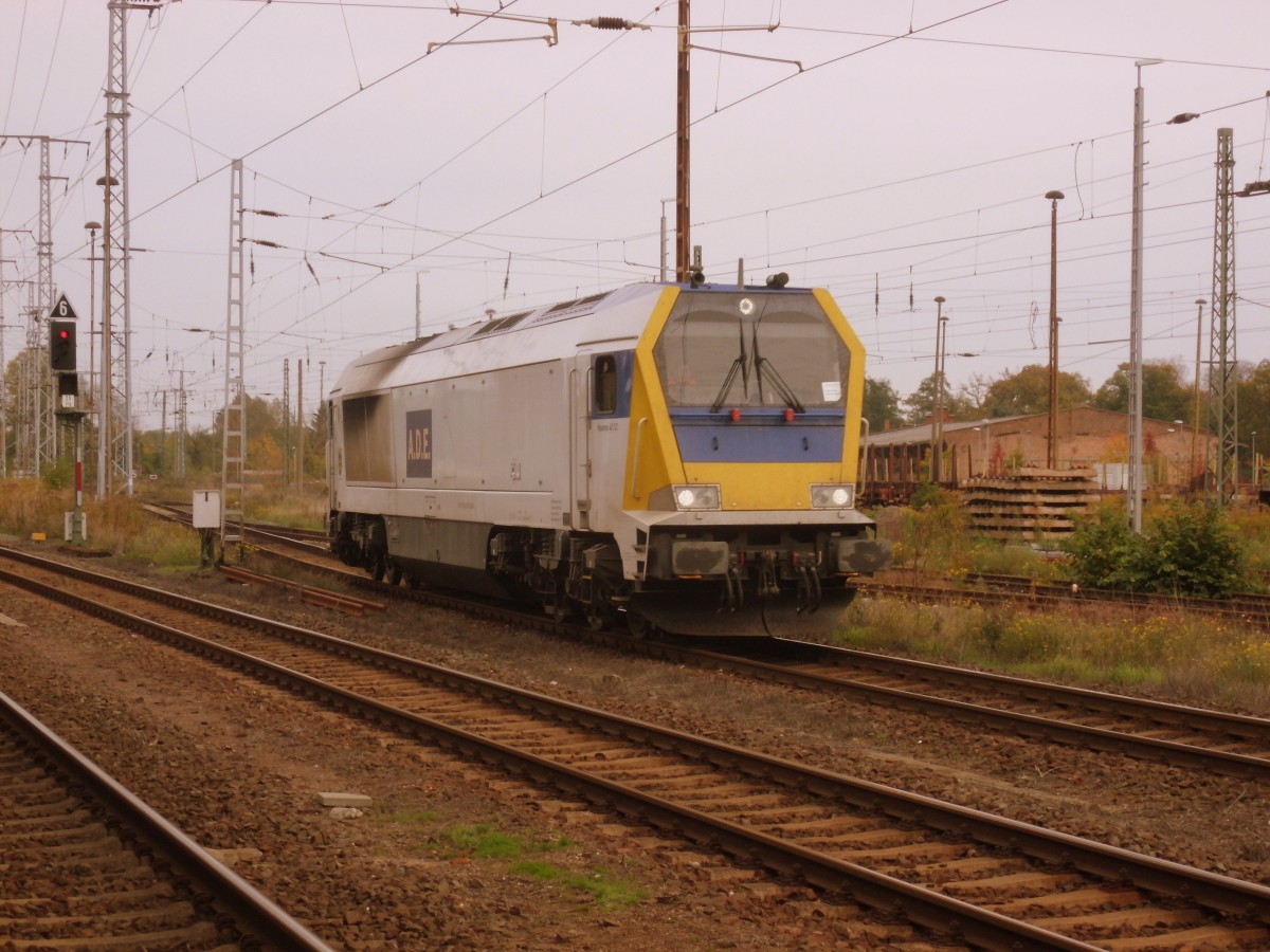Am 20.10.2013 ging 264 007 ins Bw Stendal zum Tanken.