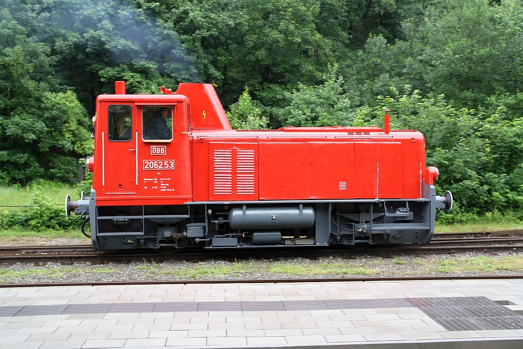 Am 21.Juni 2020 präsentierte Bahn im Film im Rahmen einer kleinen Feierlichkeit in der Lst. Waldmühle die, mit Neulack der Auslieferungsversion versehene, 2062.53.