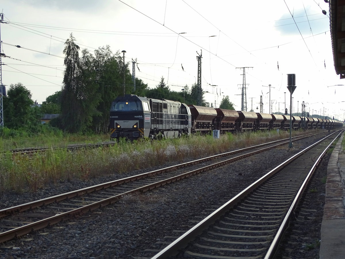Am 22.07.2017 kam 272 407 mit einem Schotterzug aus Richtung Salzwedel nach Stendal und fuhr weiter in Richtung Magdeburg.Netten Gruss an den Tf. 