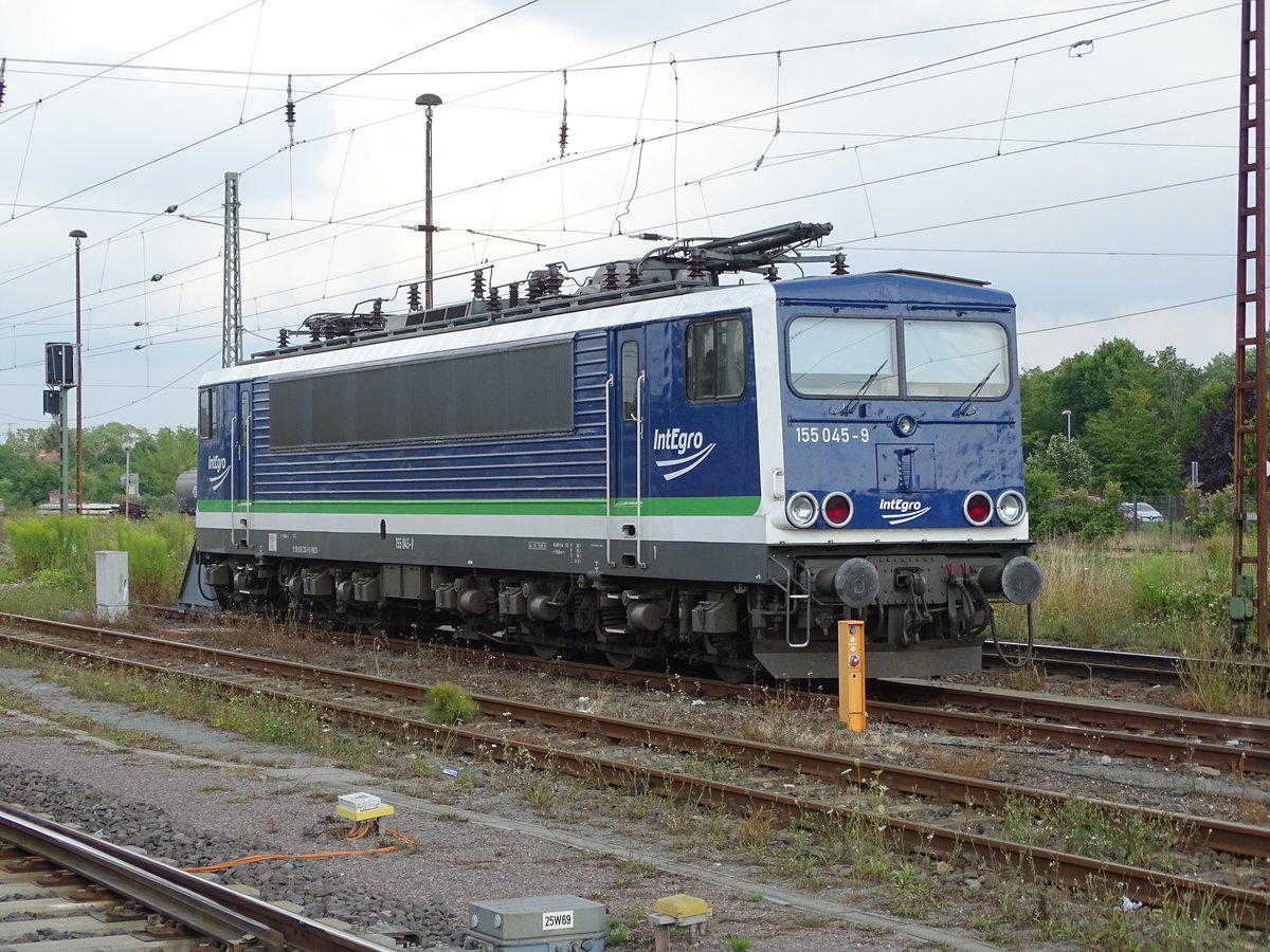Am 22.07.2017 stand 155 045 in Stendal abgestellt.