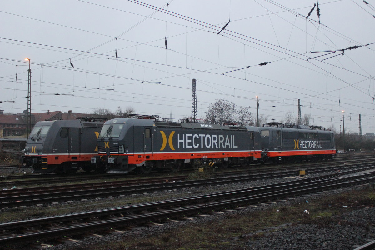 Am 22.12.16 war der neue Hectorrail Vectron 193 923 in Krefeld abgestellt, noch am selben Tag wurde der Vectron nach Skandinavien überführt