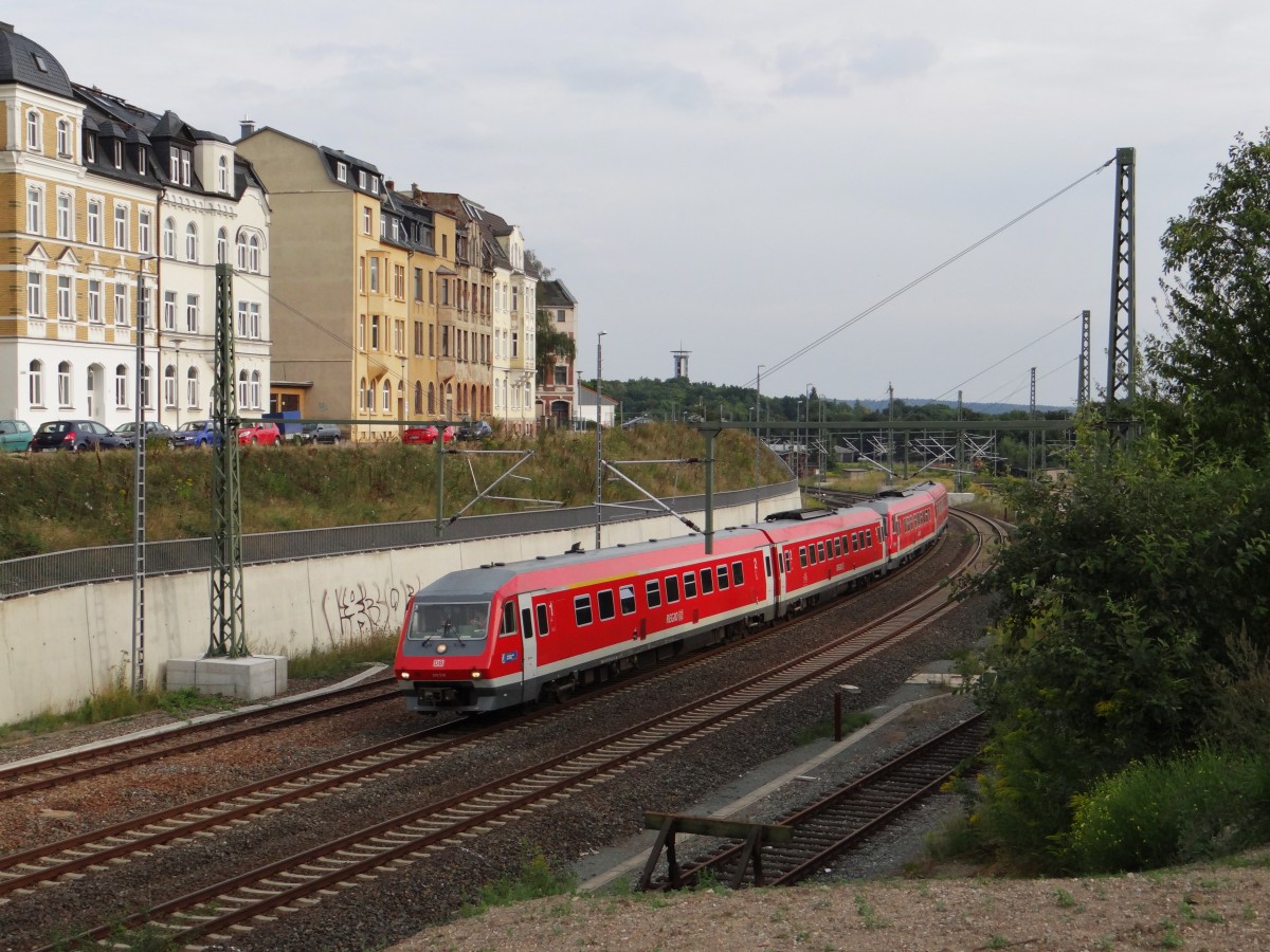 Am 23.08.13 waren wieder zwei 610er im IRE Einsatz von Dresden nach Nrnberg. Zusehen 610 019 und 610 015 in Plauen/V.