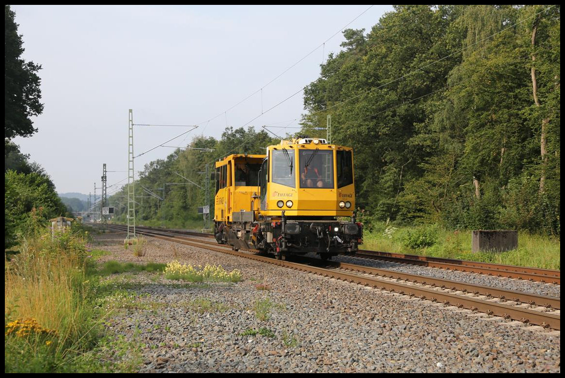 Am 25.07.2020 kam dieser moderne SKL von Eiffage um 8.41 Uhr über die Rollbahn bei Natrup Hagen in Richtung Osnabrück.