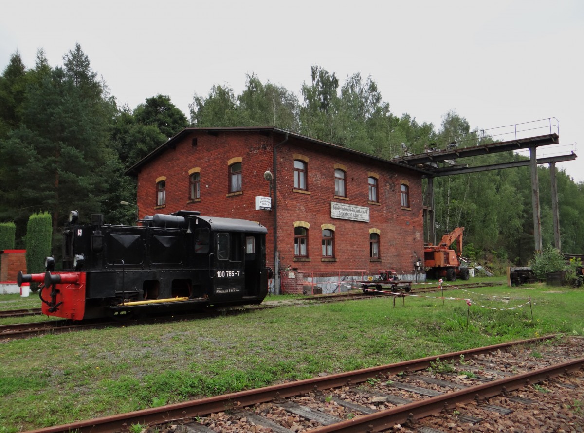 Am 25.08.13 beim Bw Fest in Adorf, sah man im Freigelnde die 100 765.