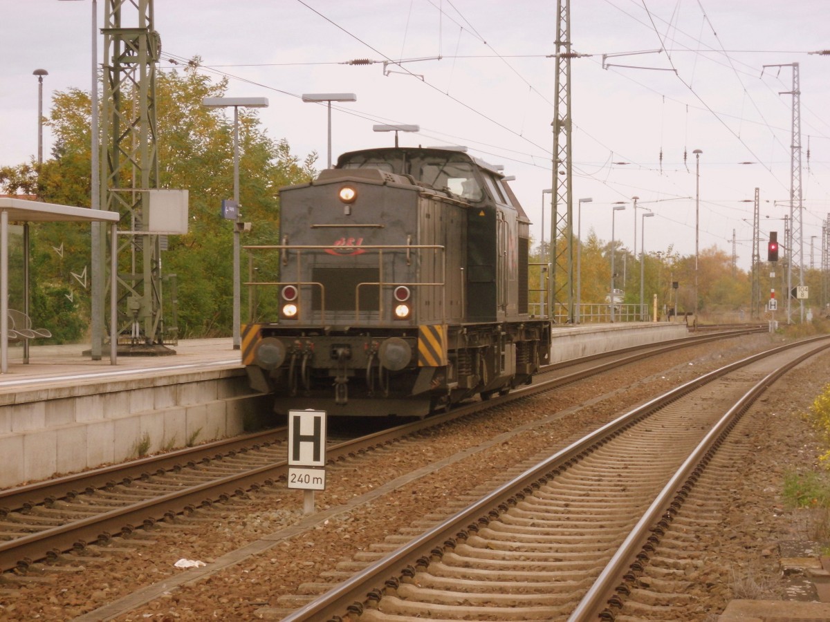 Am 25.10.2013 kam 203 148 (BBL 07) aus dem RAW Stendal und fuhr in Richtung Hannover weg.