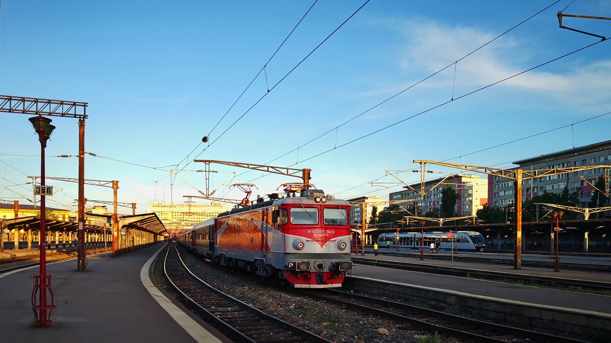 Am 26.05.2019 verließ die 91-53-0-477784-9 mit Interregio den bukarester Nordbahnhof. 