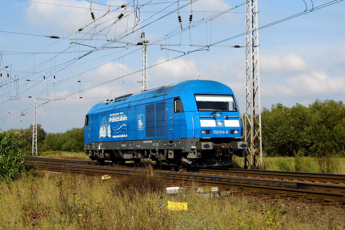 Am 26.09.2017 Rangierfahrt von der 253 014-9 von der PRESS in Borstel .