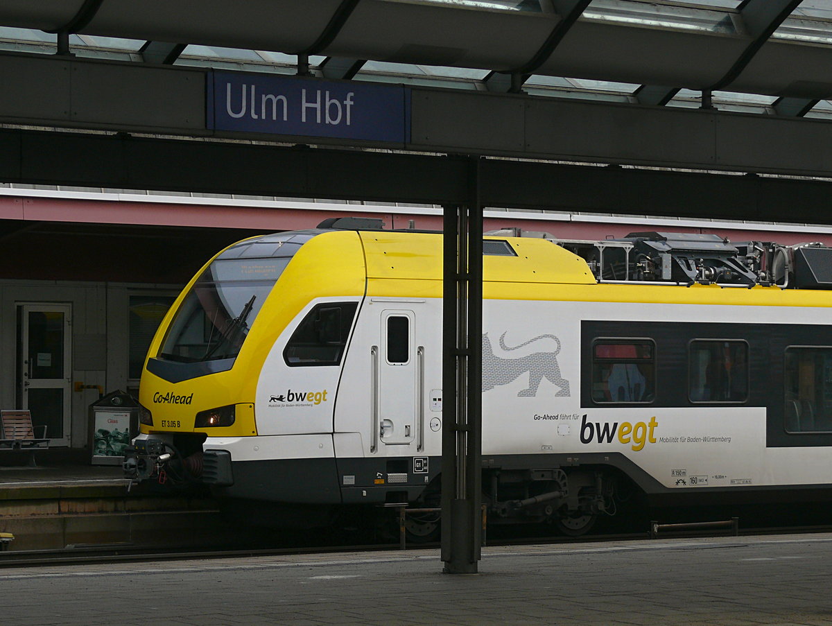 Am 26.12. steht 427 515 der Go-Ahead als RB 16 (19130) nach Plochingen um 14:18 Uhr wird er seine Fahrt antreten.