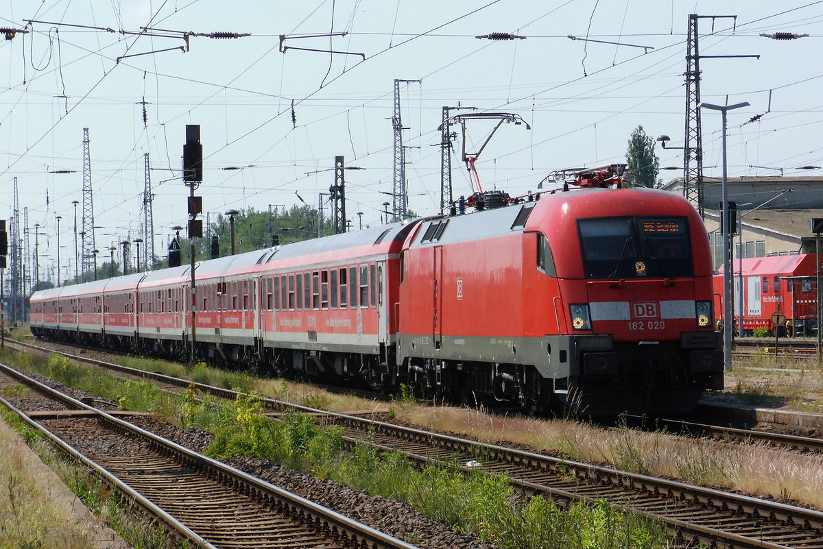 Am 27.05.2018 fuhr die 182 020 von Hamburg nach Stendal und weiter nach Berlin .