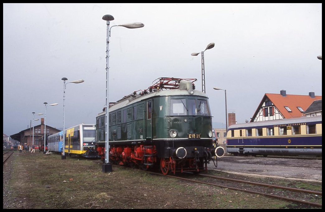 Am 27.3.1999 fand im Bahnhof Wernigerode anläßlich 100 Jahre HSB eine