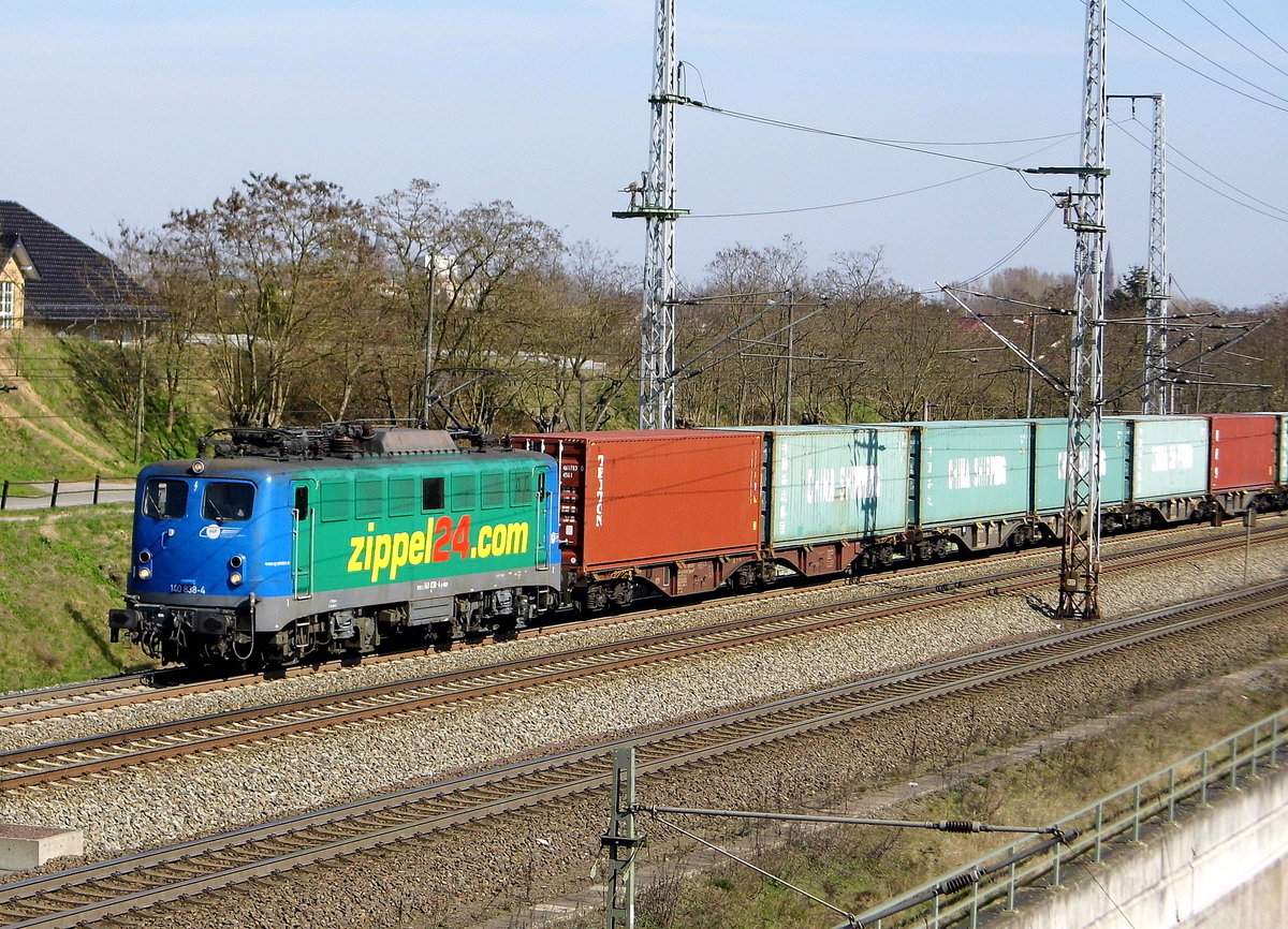 Am 28.03.2017 kam die 140 838-4 von der EGP aus Richtung Stendal und fuhr weiter in Richtung Wittenberge .