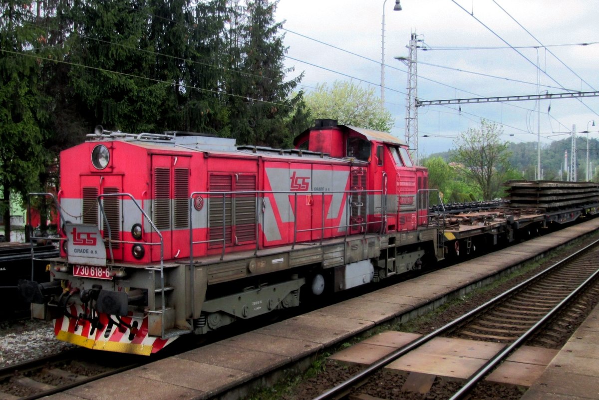 Am 3 Juni 2016 steht TSS 730 618 in Hranice nad Morave Mesto.