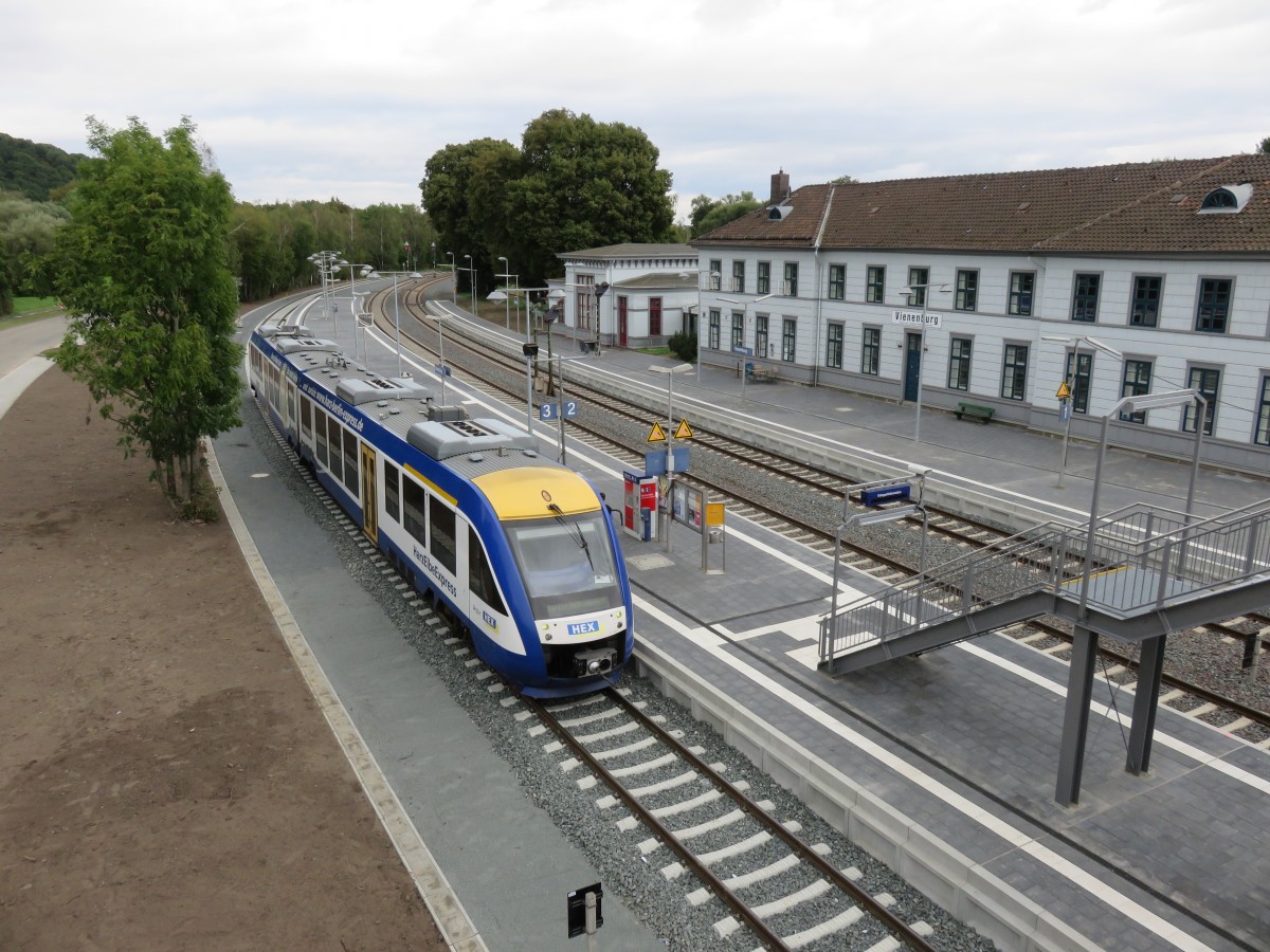 Am 30.08.2014 im Bahnhof von Vienenburg